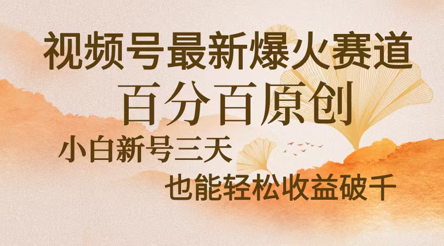 视频号最新爆火赛道，中老年粉深信不疑，百分百原创 - 凡星爱分享-凡星爱分享