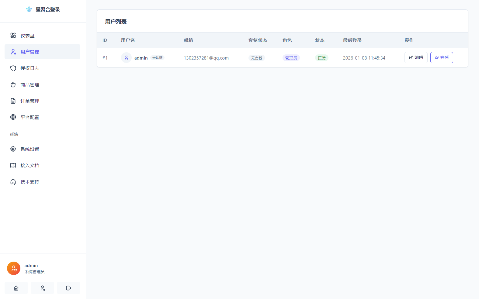 图片[5]-聚合登录系统源码 一栈式配置全部快捷登录接口 - 凡星爱分享-凡星爱分享